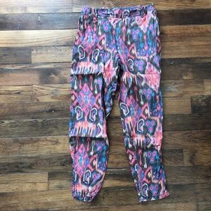 *SALE* - Anthropologie Printed Linen Jogger Pants